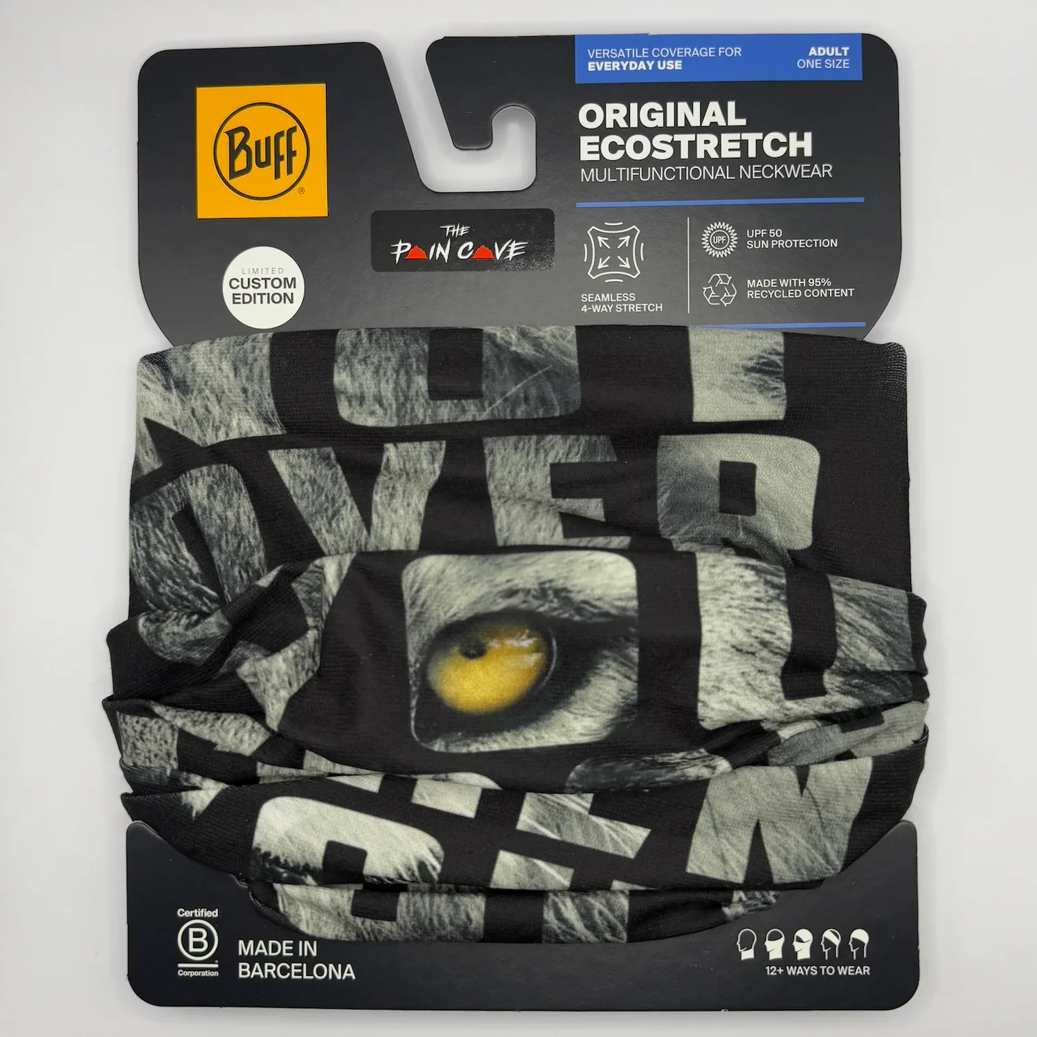 Lion Buff Pain Cave Buff Original EcoStretch Multifunctional Snood