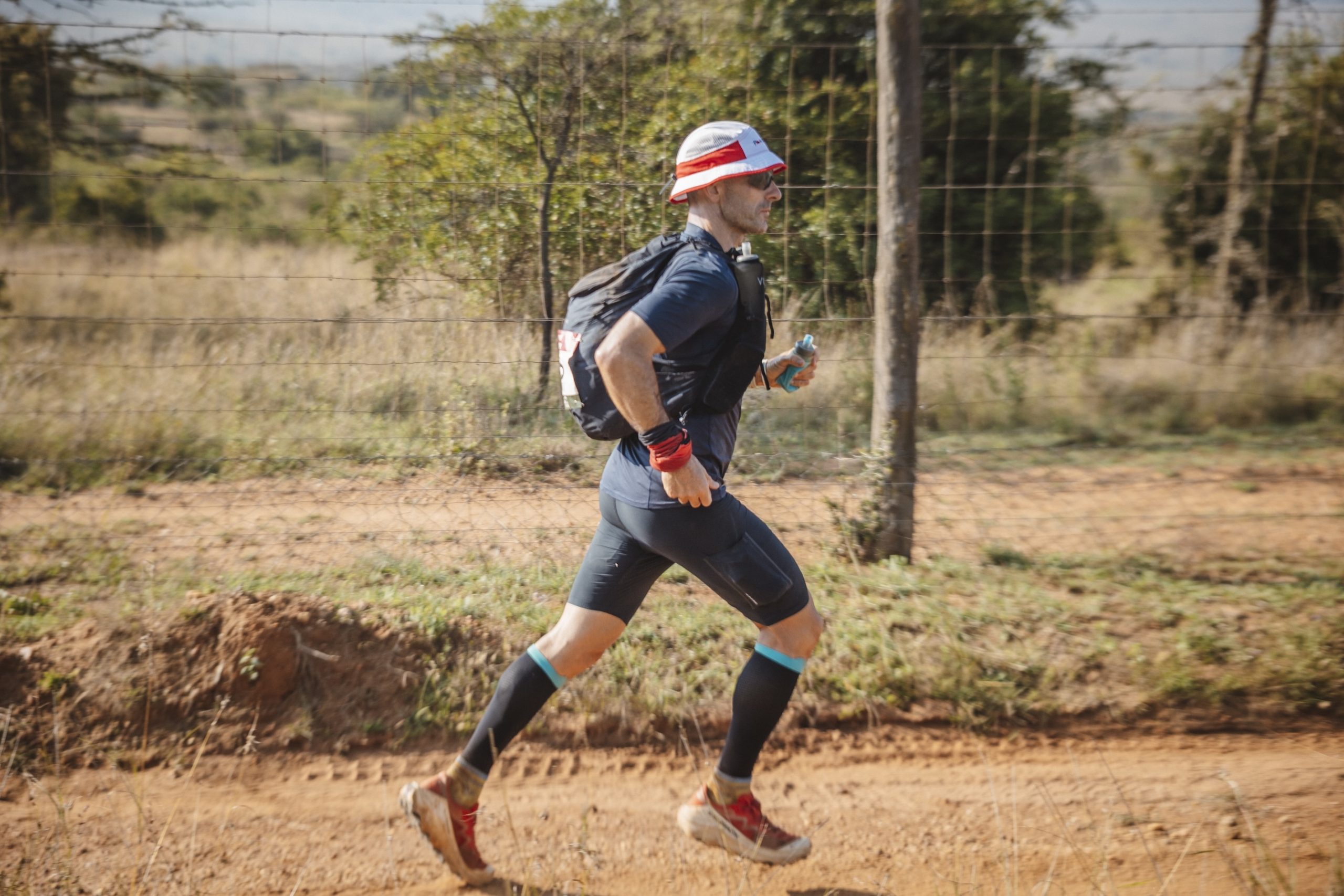 Kenya, For Rangers, Beyond the Ultimate, red bucket hat, breathable, mesh construction.